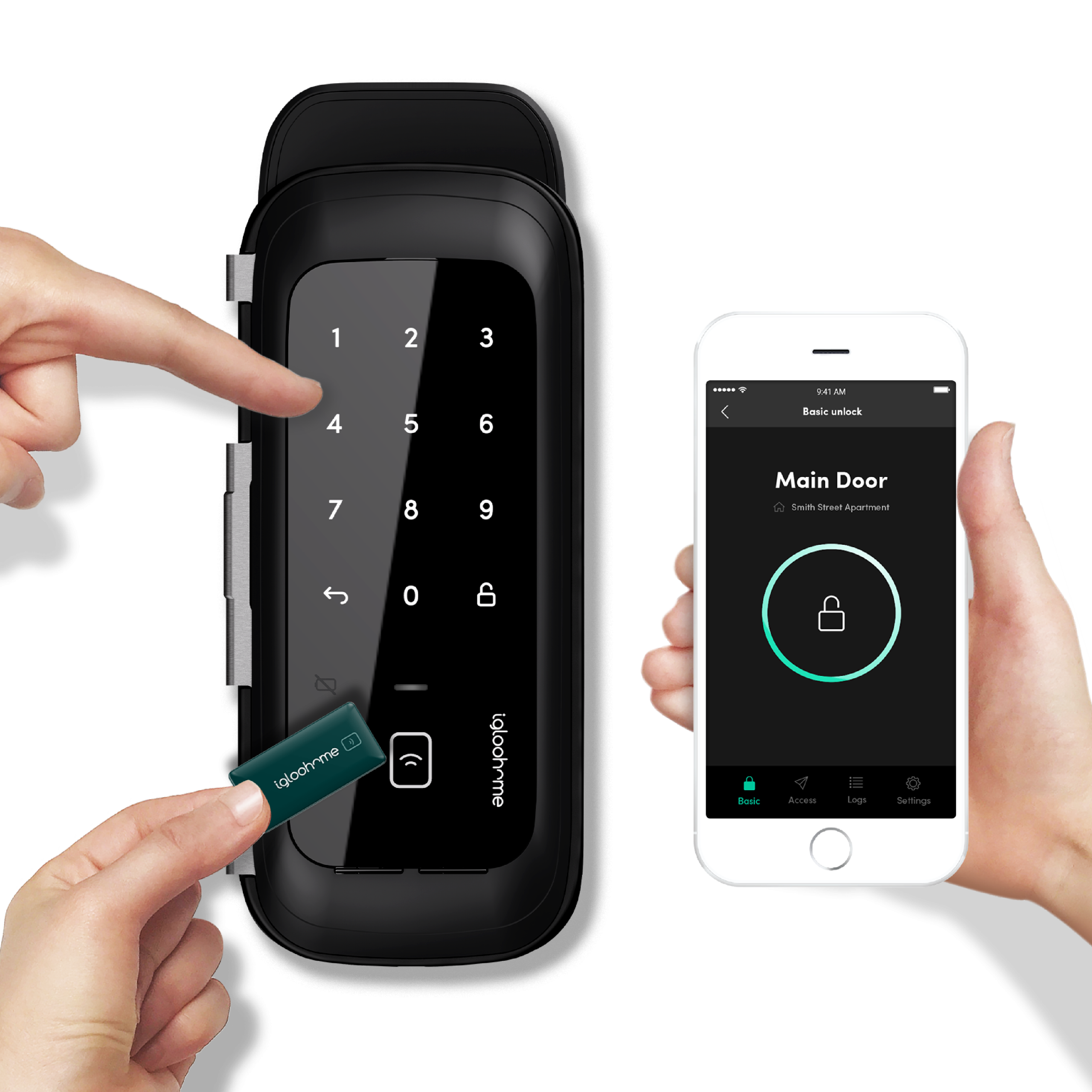 Igloohome Smart Glass Door Lock - Image 3